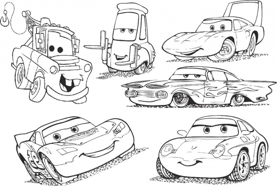 100 Free Cars Movie Coloring Pages: Rev Up Your Creativity 78