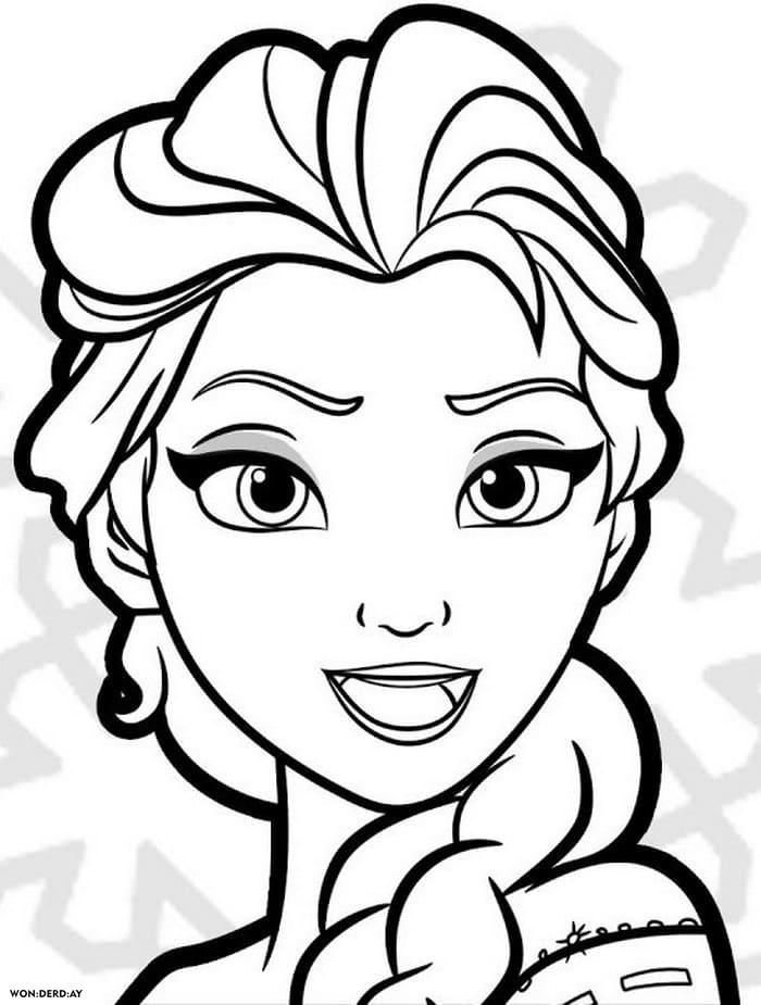 180+ Magical Elsa Coloring Pages for Frozen Fans 11