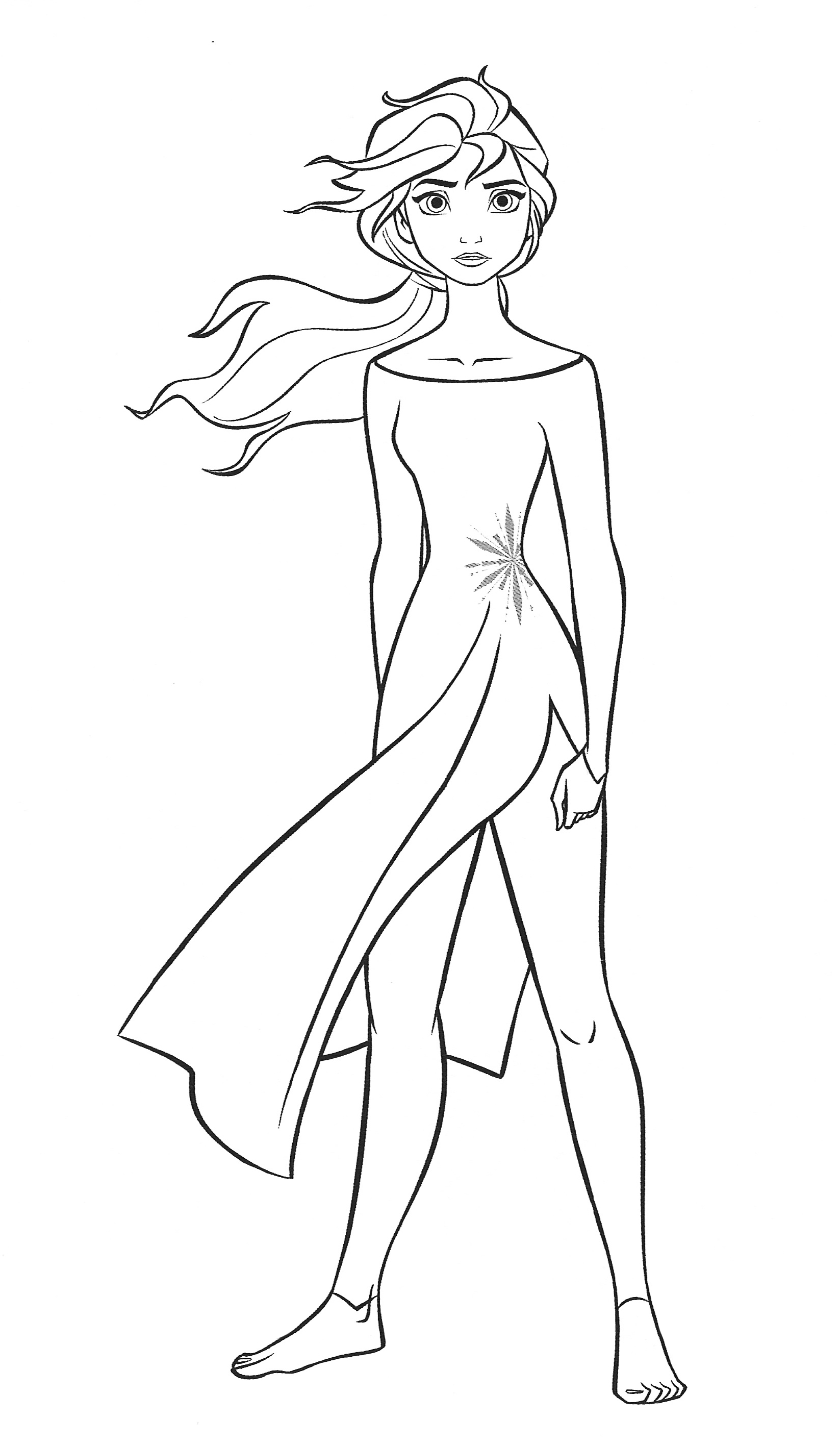 180+ Magical Elsa Coloring Pages for Frozen Fans 110