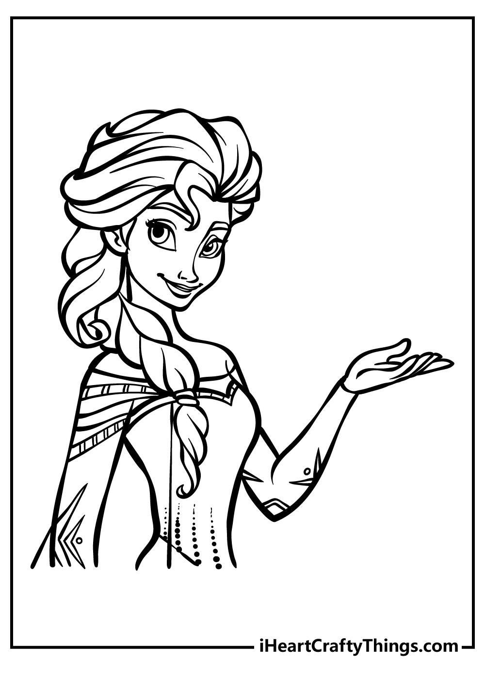 180+ Magical Elsa Coloring Pages for Frozen Fans 111