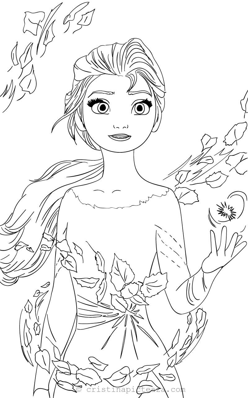 180+ Magical Elsa Coloring Pages for Frozen Fans 116