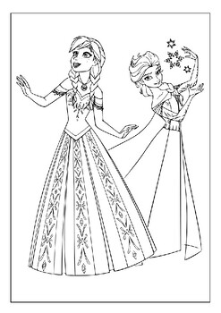 180+ Magical Elsa Coloring Pages for Frozen Fans 121