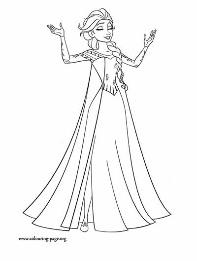 180+ Magical Elsa Coloring Pages for Frozen Fans 123