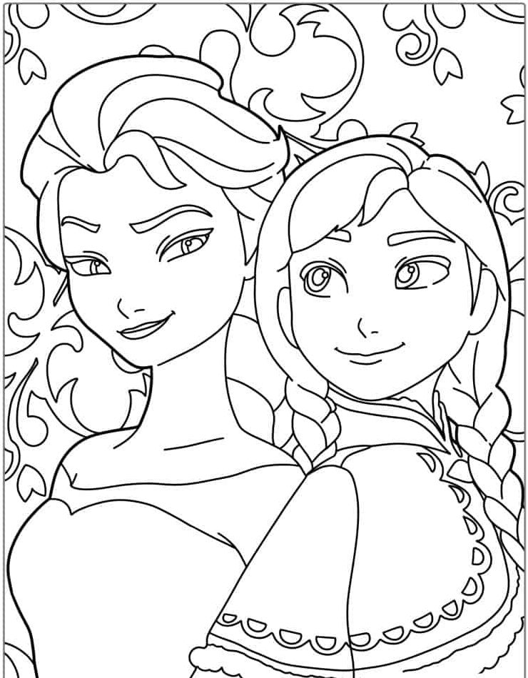 180+ Magical Elsa Coloring Pages for Frozen Fans 124