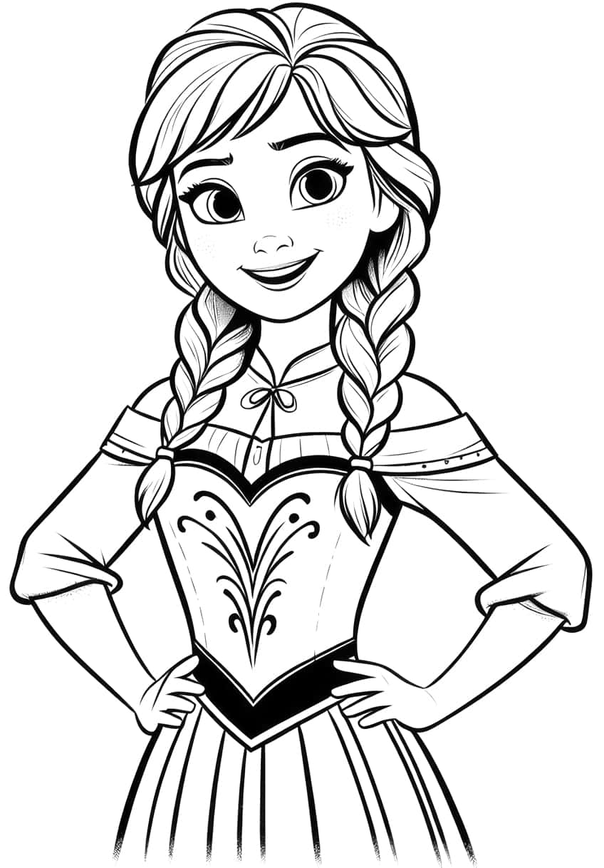 180+ Magical Elsa Coloring Pages for Frozen Fans 125