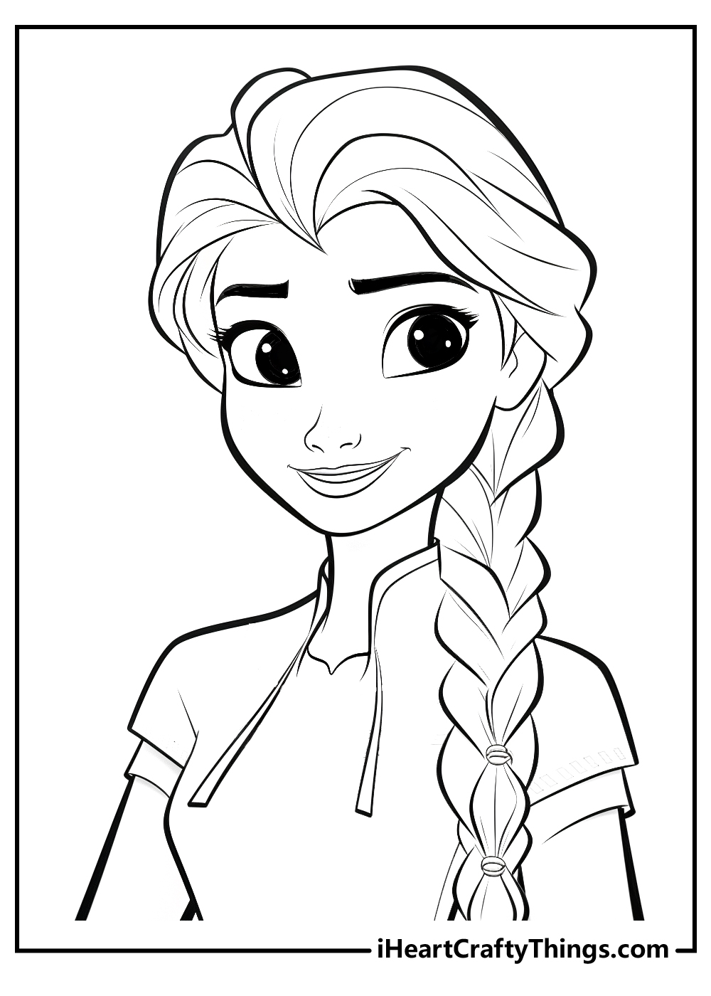 180+ Magical Elsa Coloring Pages for Frozen Fans 126