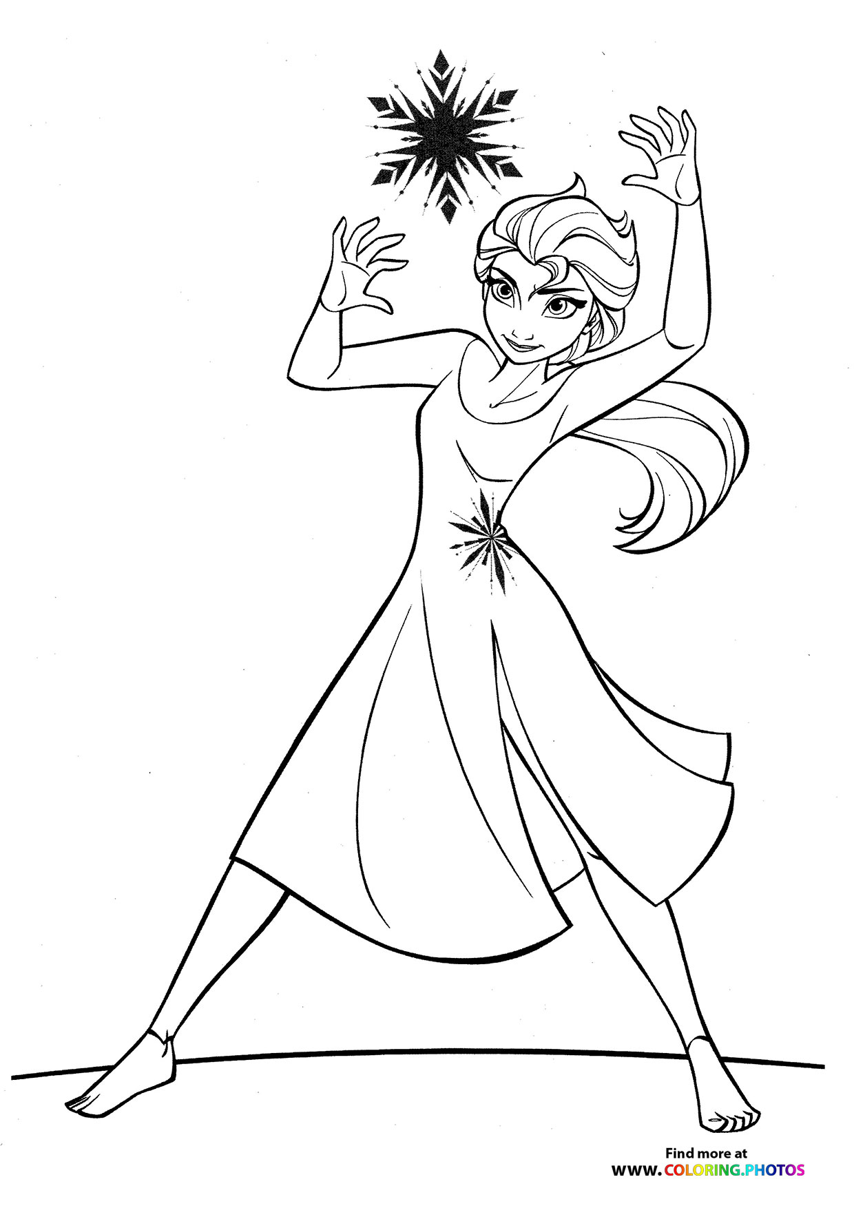 180+ Magical Elsa Coloring Pages for Frozen Fans 127