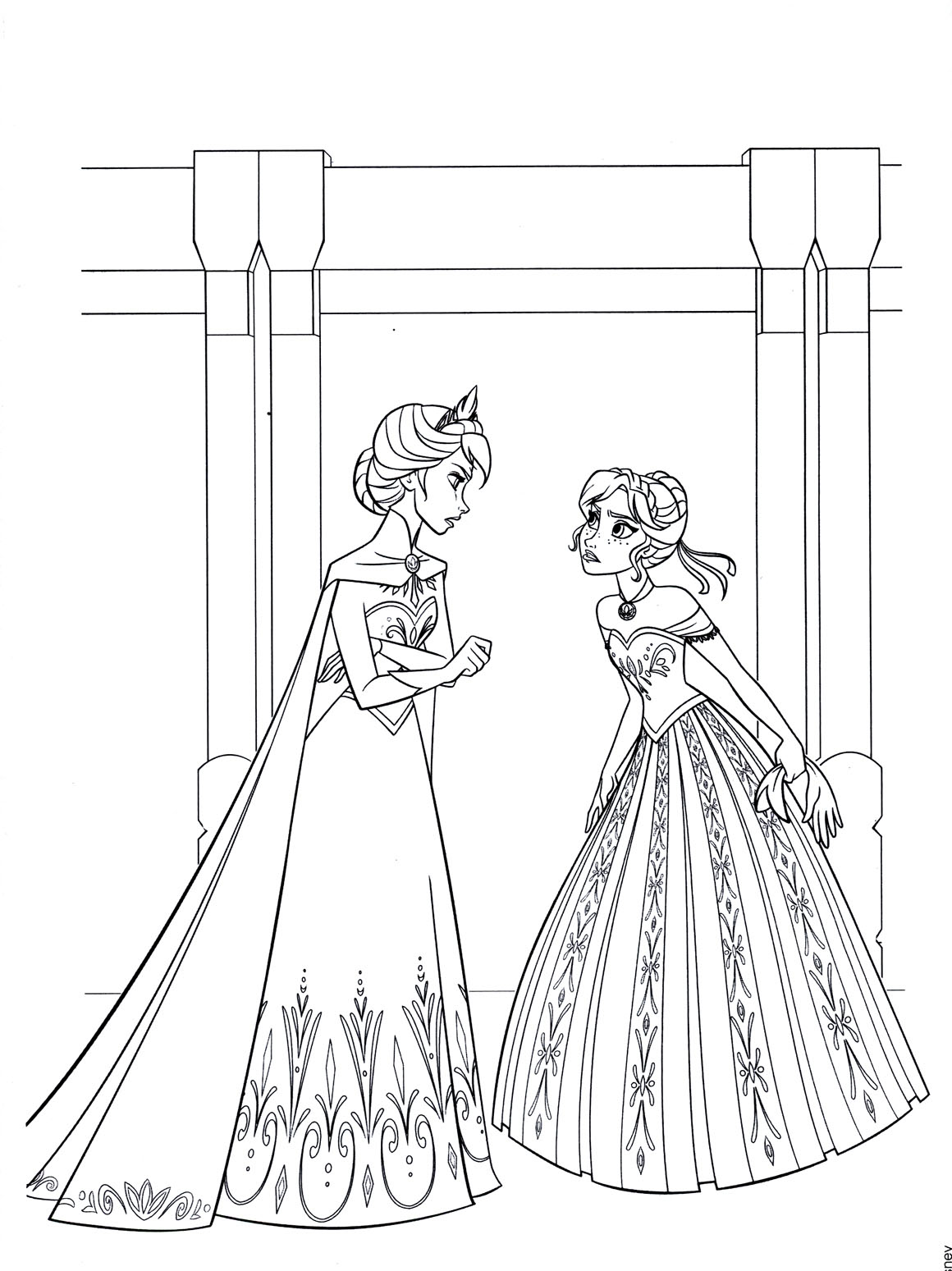 180+ Magical Elsa Coloring Pages for Frozen Fans 131