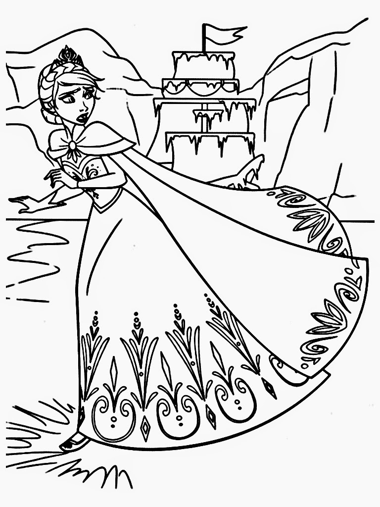 180+ Magical Elsa Coloring Pages for Frozen Fans 133