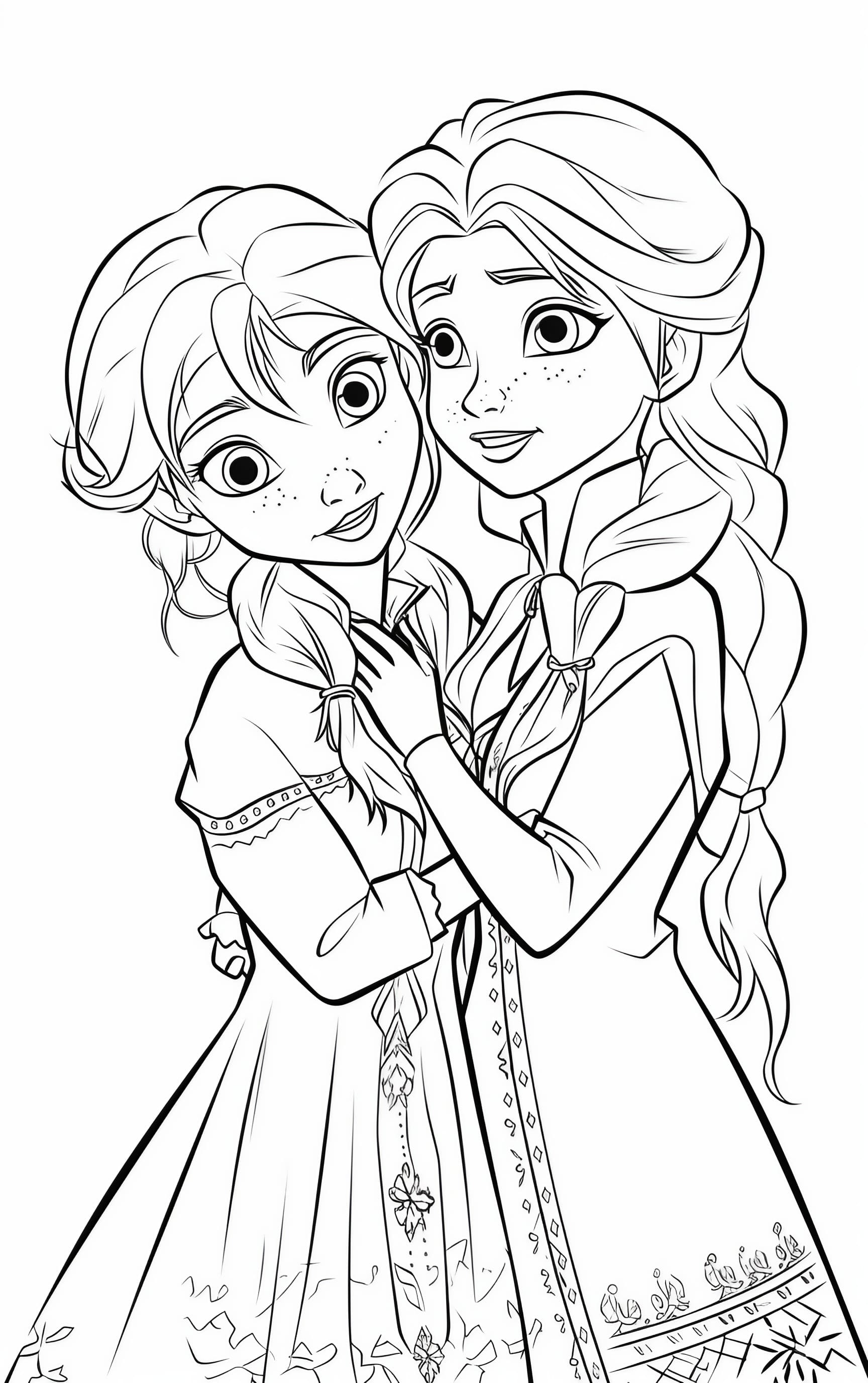 180+ Magical Elsa Coloring Pages for Frozen Fans 134