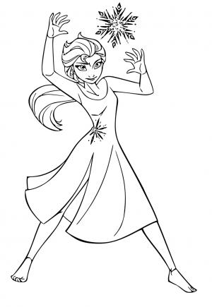 180+ Magical Elsa Coloring Pages for Frozen Fans 138