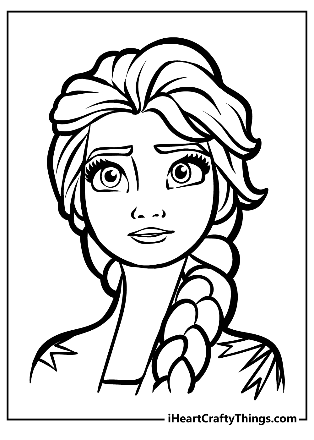 180+ Magical Elsa Coloring Pages for Frozen Fans 143