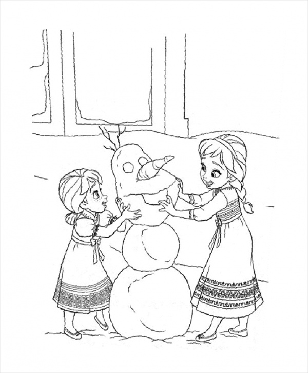 180+ Magical Elsa Coloring Pages for Frozen Fans 147