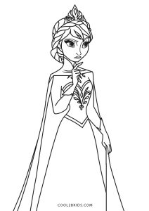 180+ Magical Elsa Coloring Pages for Frozen Fans 15