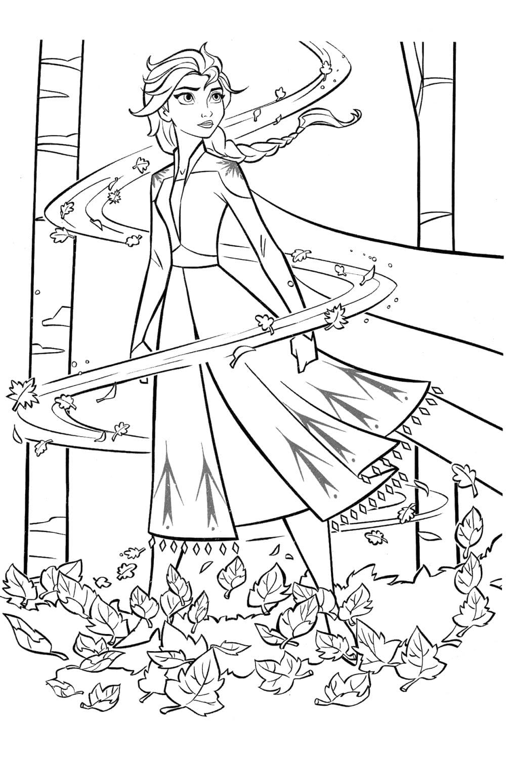 180+ Magical Elsa Coloring Pages for Frozen Fans 150