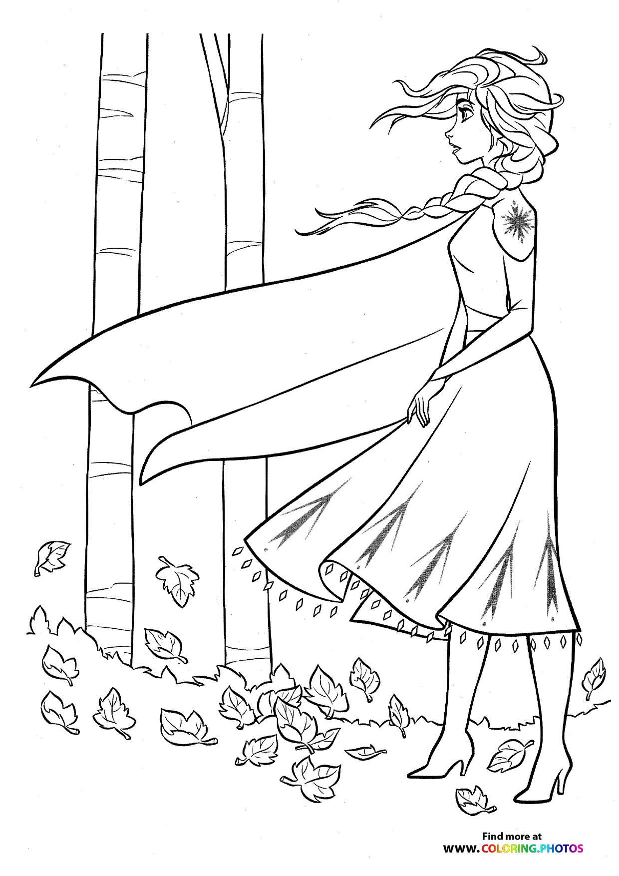 180+ Magical Elsa Coloring Pages for Frozen Fans 152