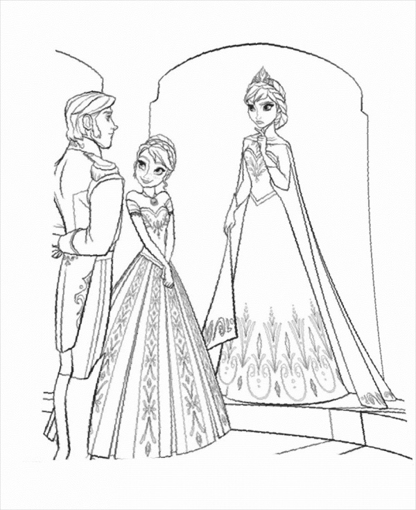 180+ Magical Elsa Coloring Pages for Frozen Fans 158