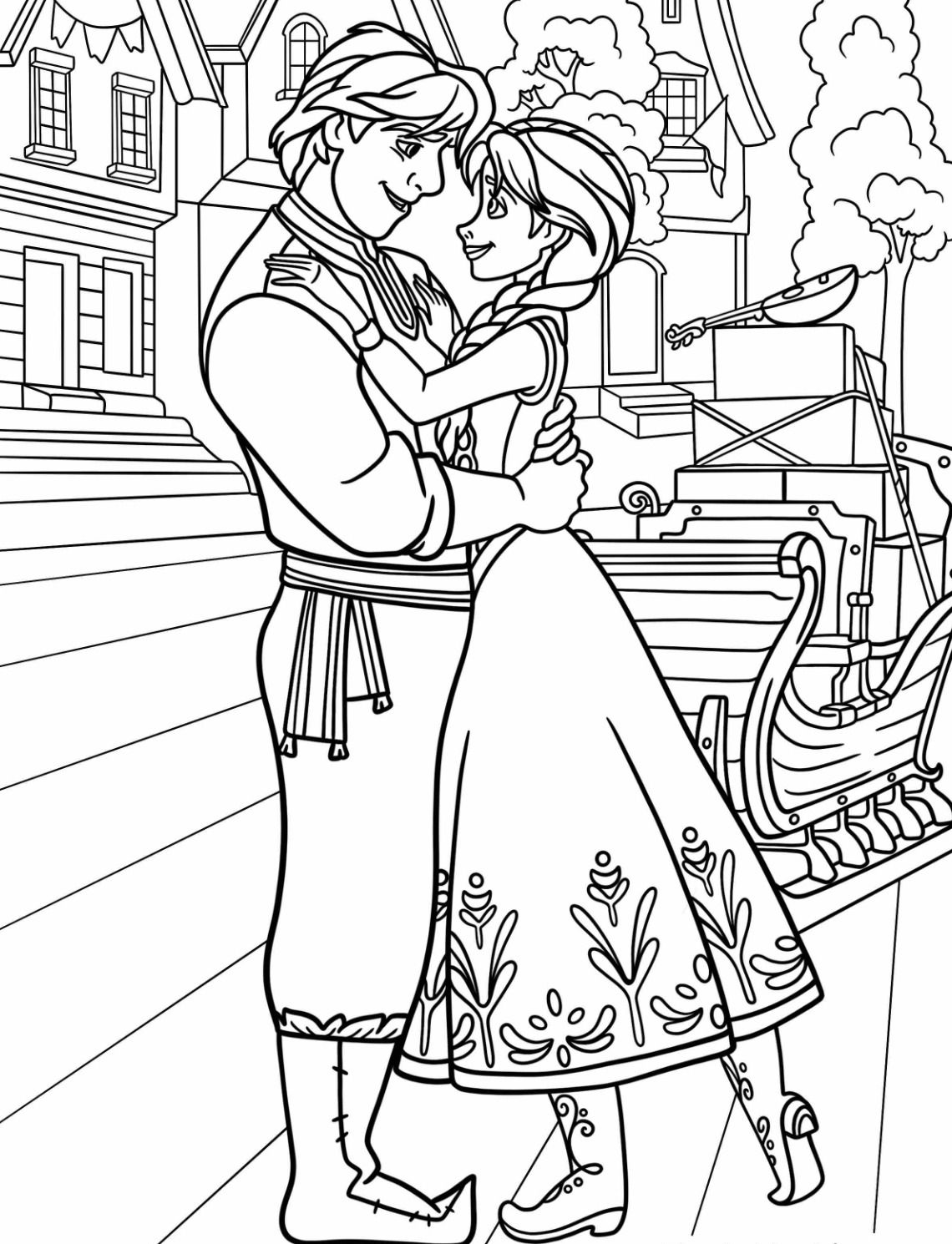 180+ Magical Elsa Coloring Pages for Frozen Fans 166