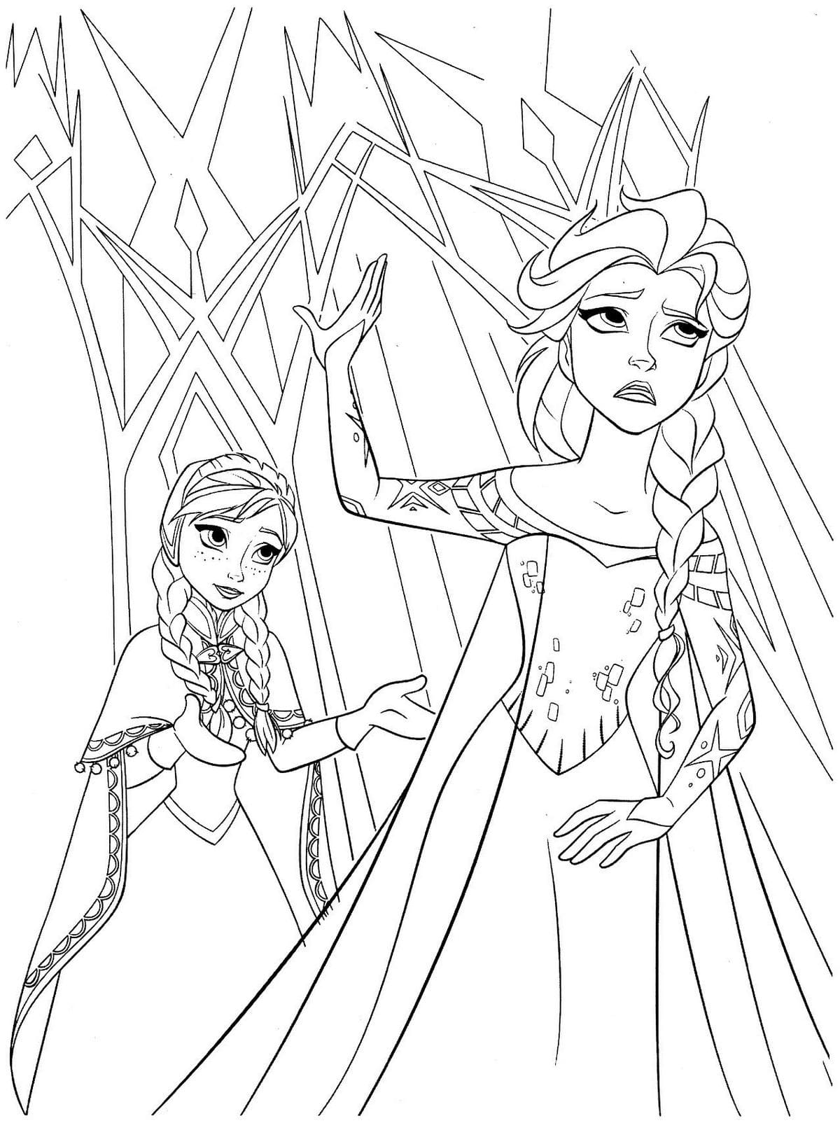 180+ Magical Elsa Coloring Pages for Frozen Fans 167