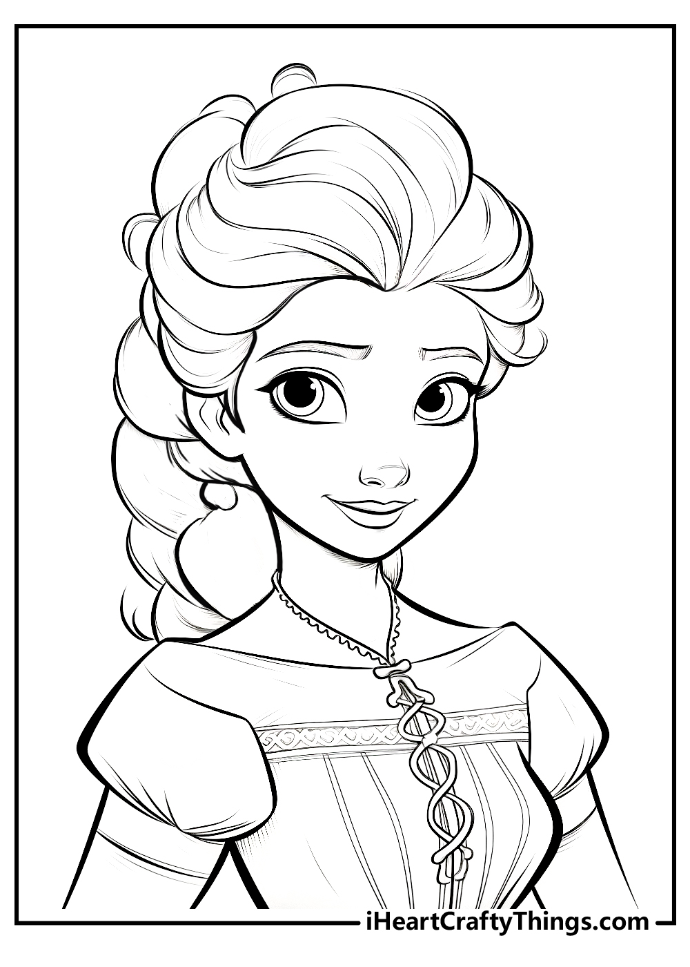 180+ Magical Elsa Coloring Pages for Frozen Fans 171