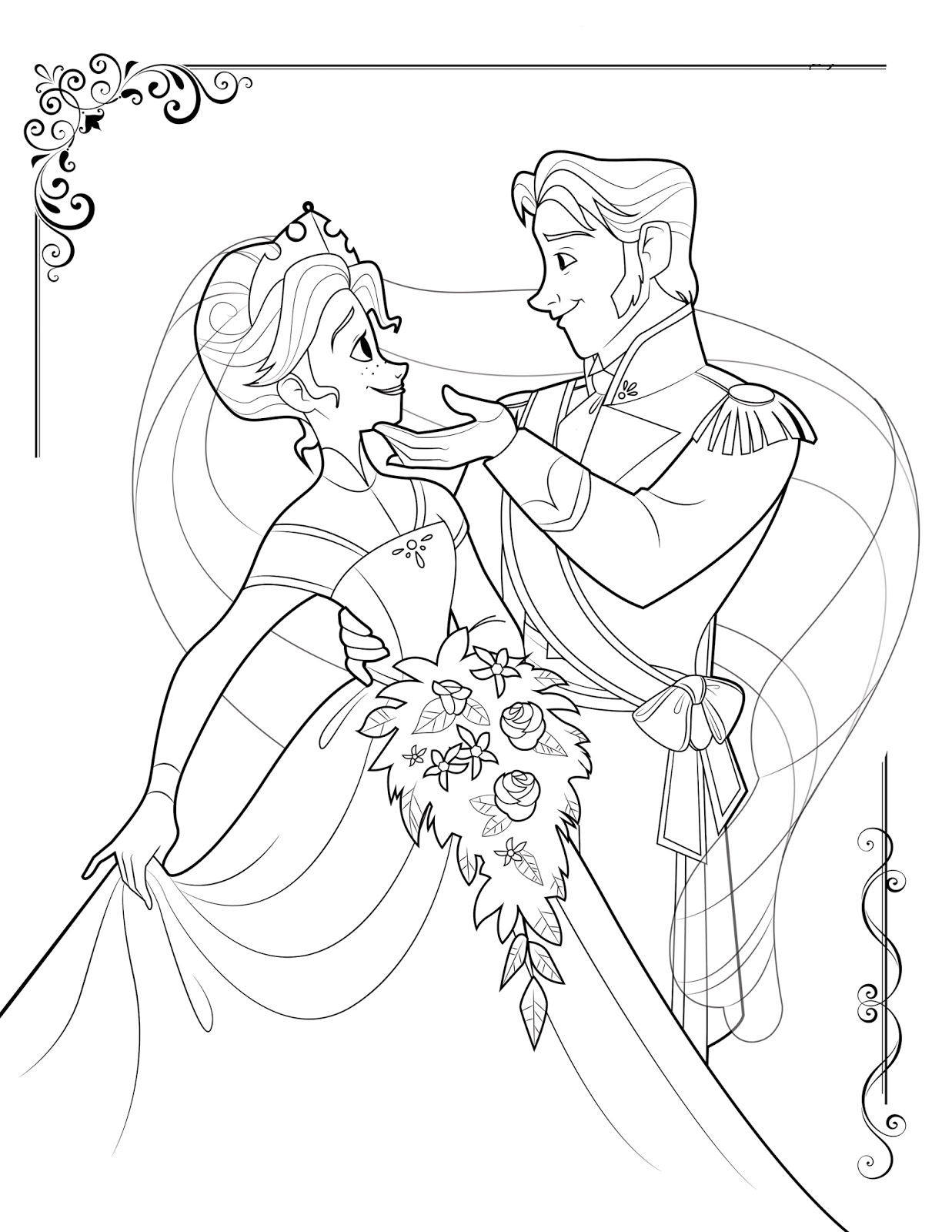 180+ Magical Elsa Coloring Pages for Frozen Fans 179