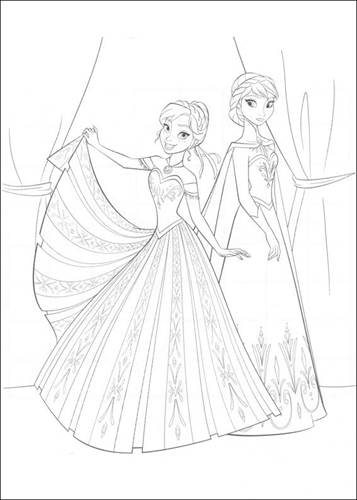 180+ Magical Elsa Coloring Pages for Frozen Fans 18