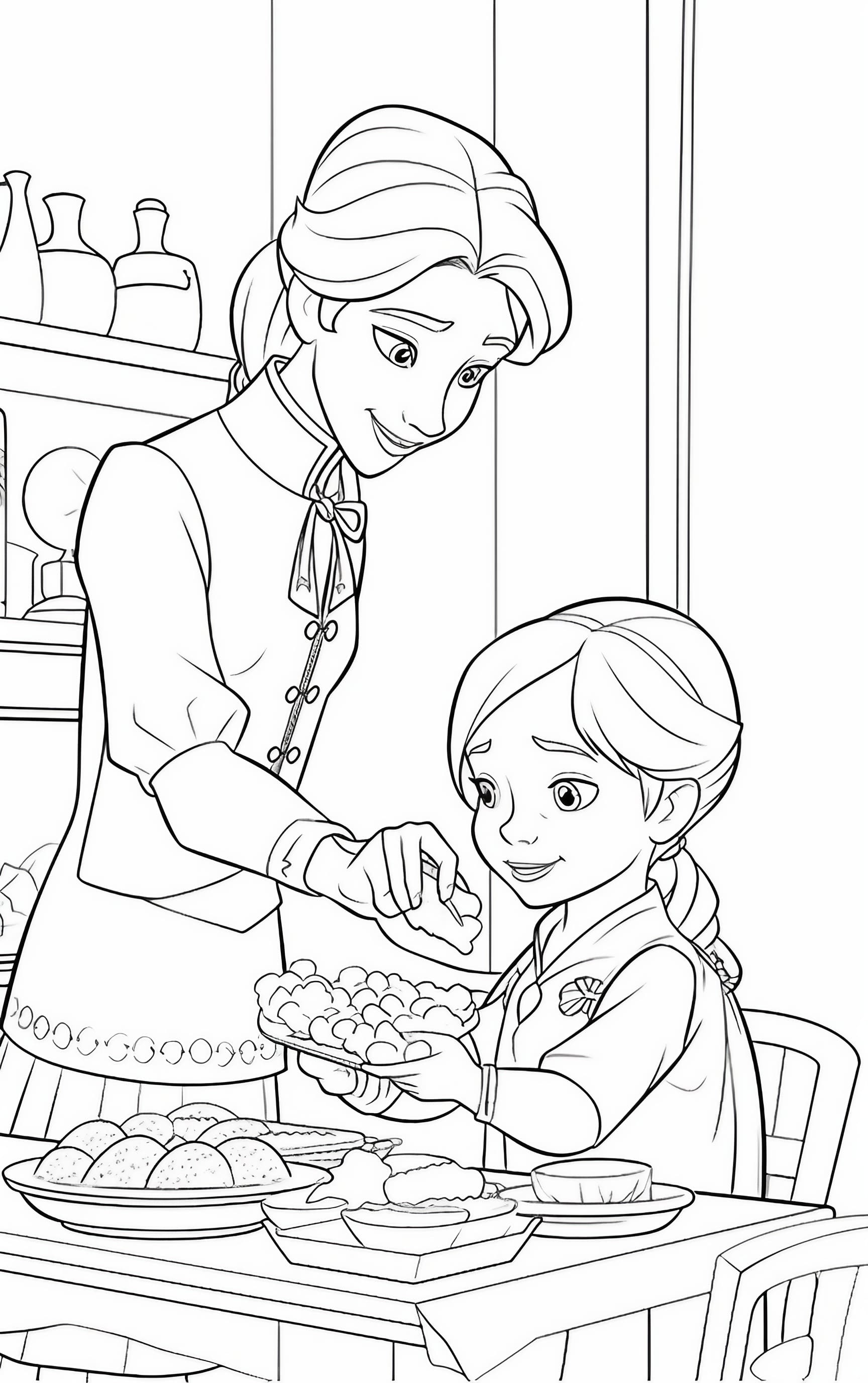 180+ Magical Elsa Coloring Pages for Frozen Fans 19