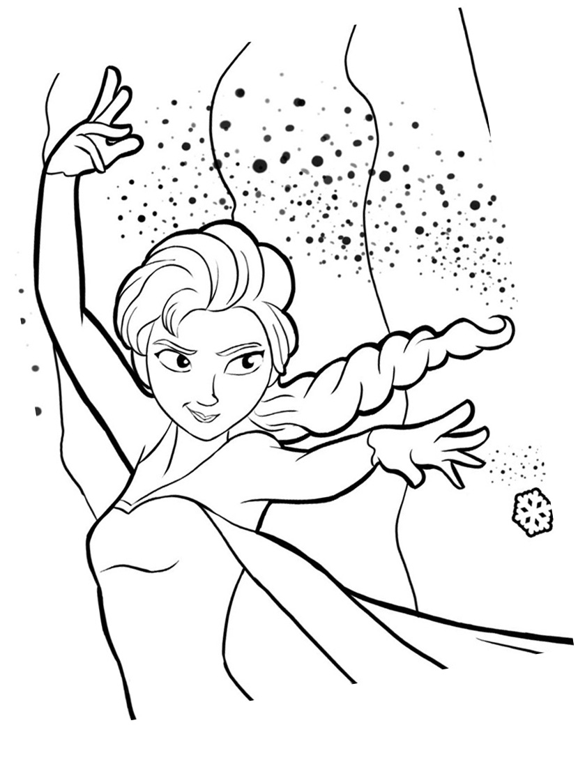 180+ Magical Elsa Coloring Pages for Frozen Fans 23