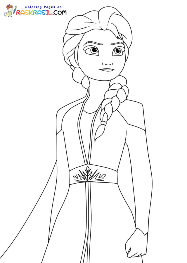 180+ Magical Elsa Coloring Pages for Frozen Fans 24