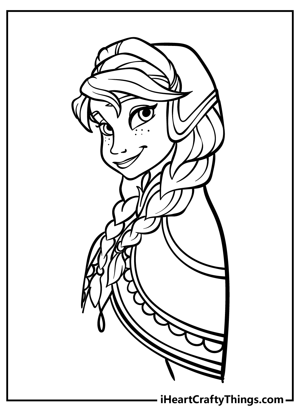 180+ Magical Elsa Coloring Pages for Frozen Fans 27