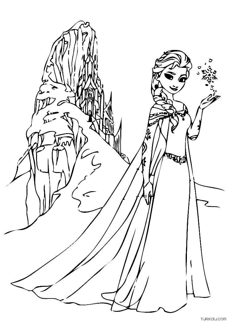 180+ Magical Elsa Coloring Pages for Frozen Fans 28