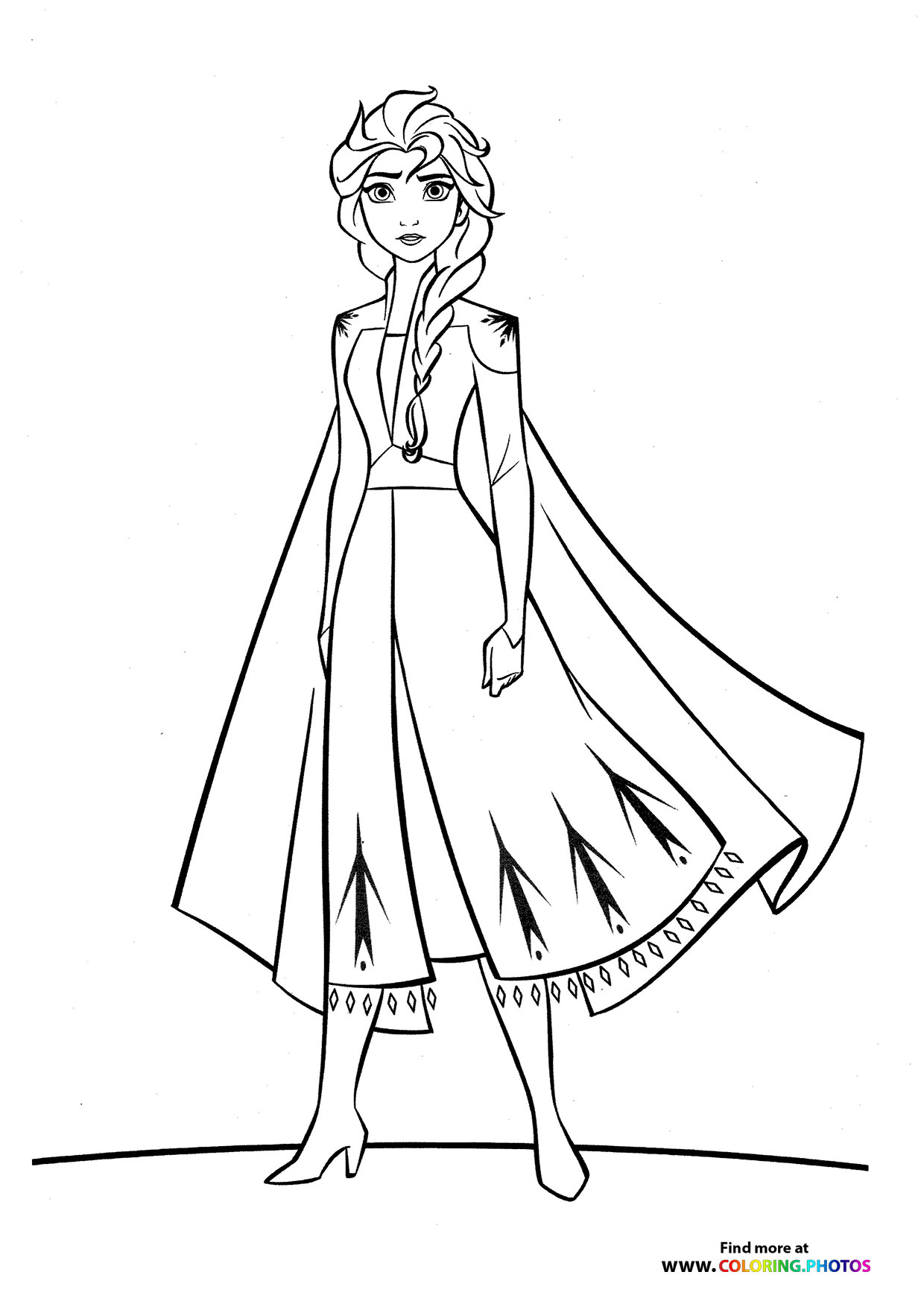 180+ Magical Elsa Coloring Pages for Frozen Fans 38