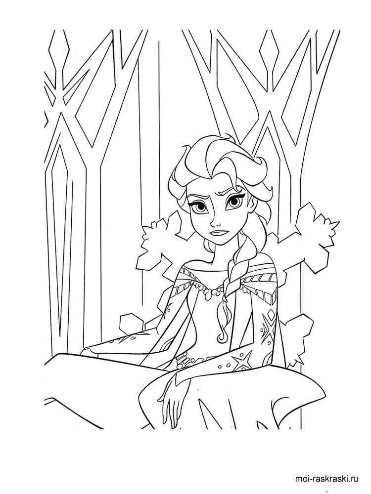 180+ Magical Elsa Coloring Pages for Frozen Fans 4