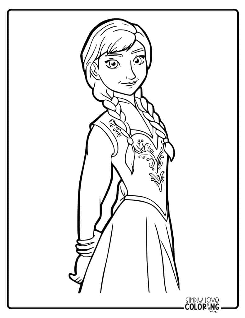 180+ Magical Elsa Coloring Pages for Frozen Fans 50