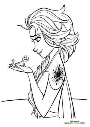 180+ Magical Elsa Coloring Pages for Frozen Fans 61