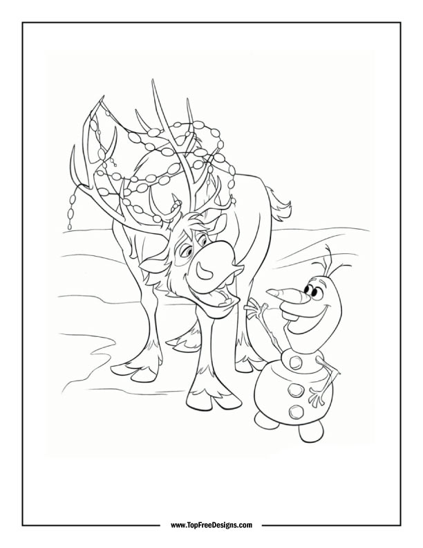 180+ Magical Elsa Coloring Pages for Frozen Fans 63