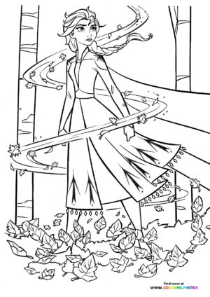 180+ Magical Elsa Coloring Pages for Frozen Fans 71