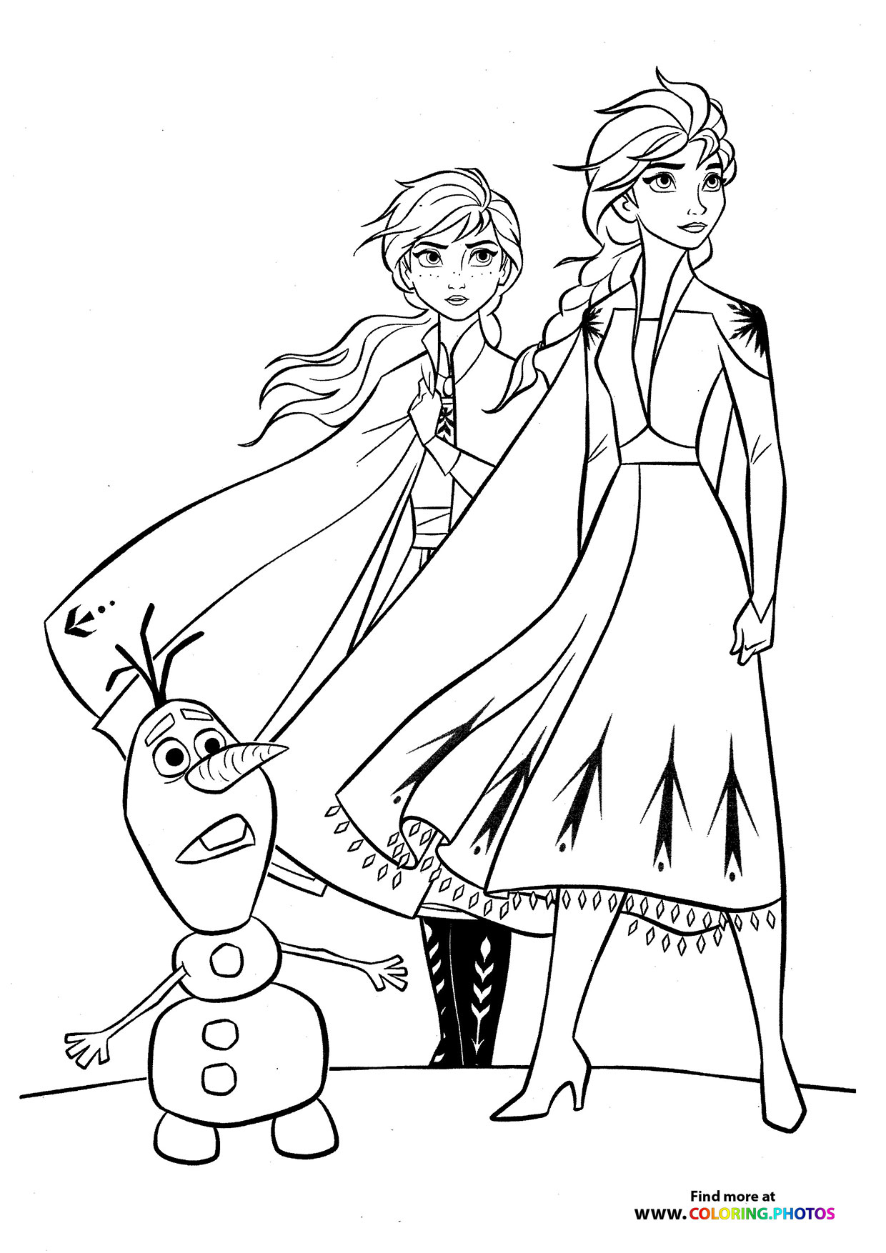 180+ Magical Elsa Coloring Pages for Frozen Fans 75