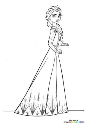 180+ Magical Elsa Coloring Pages for Frozen Fans 78