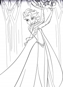 180+ Magical Elsa Coloring Pages for Frozen Fans 80