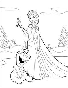 180+ Magical Elsa Coloring Pages for Frozen Fans 82