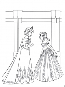 180+ Magical Elsa Coloring Pages for Frozen Fans 90