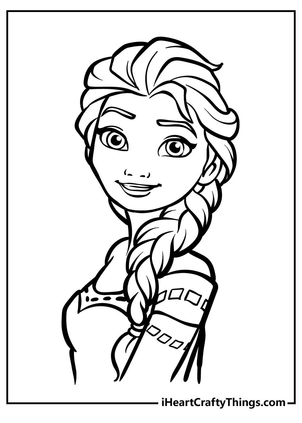 180+ Magical Elsa Coloring Pages for Frozen Fans 97