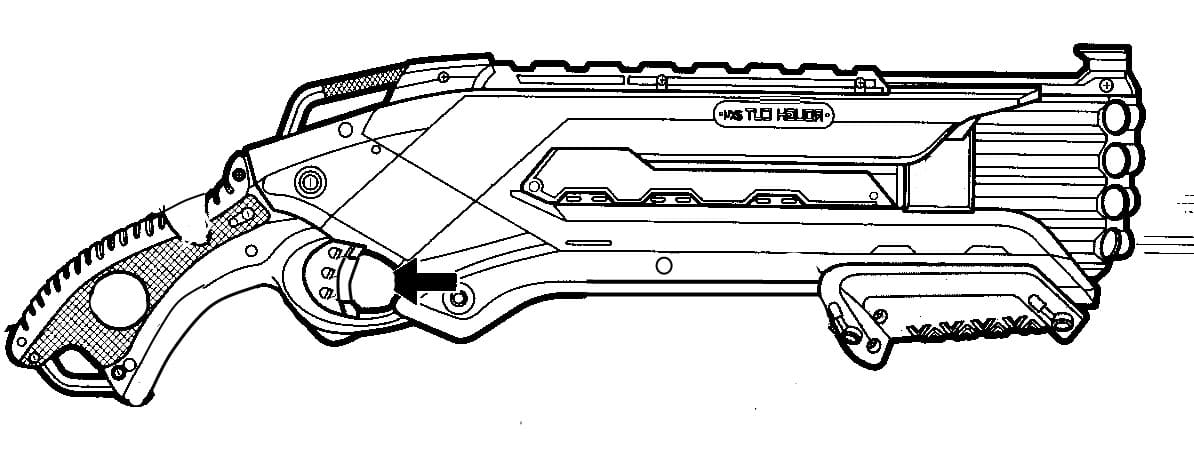 55+ Coloring Pages Nerf Gun Printables 21