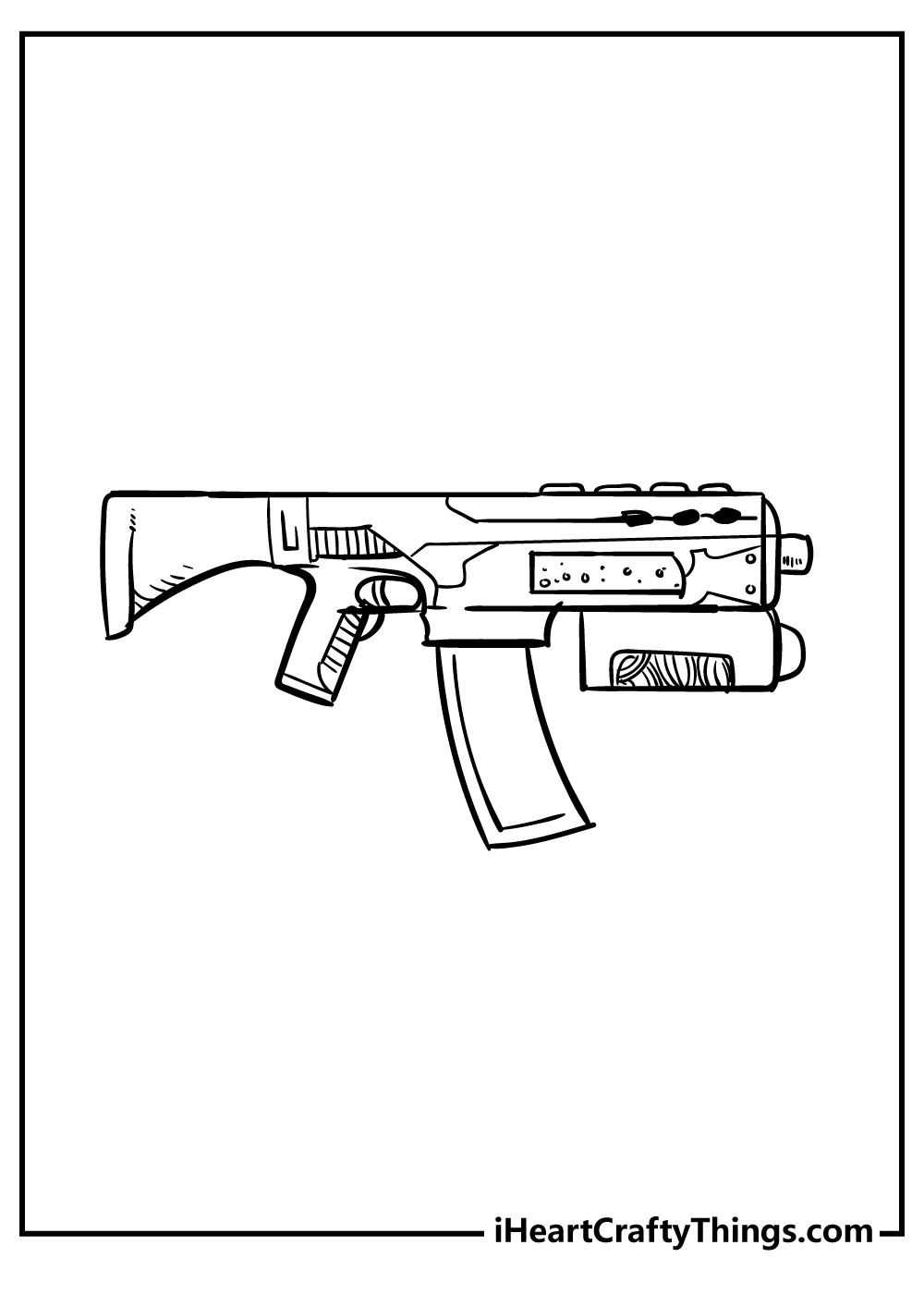 55+ Coloring Pages Nerf Gun Printables 44