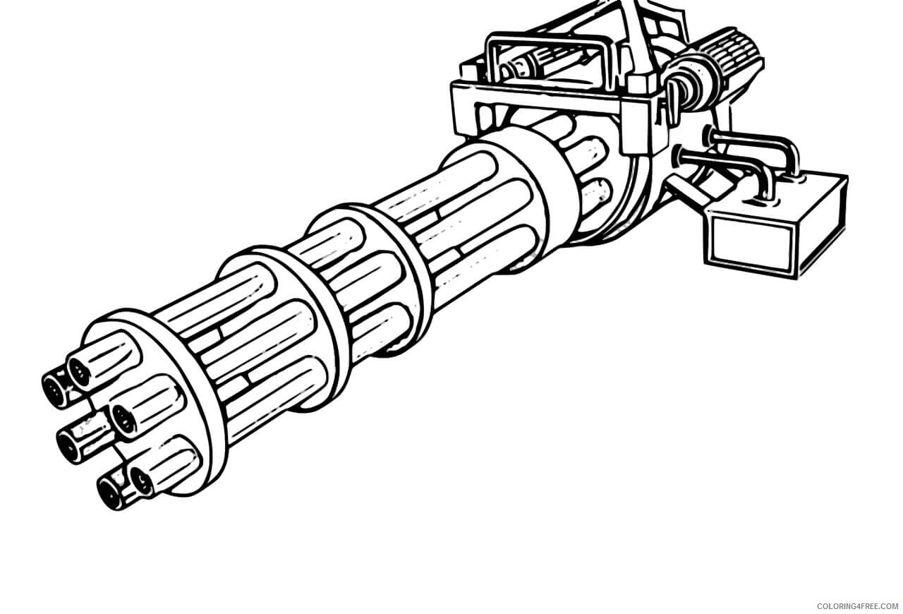 55+ Coloring Pages Nerf Gun Printables 45