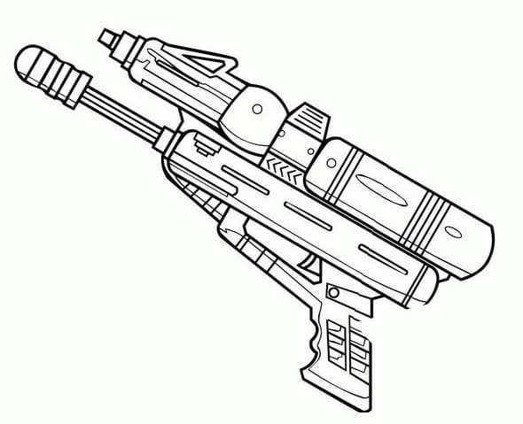 55+ Coloring Pages Nerf Gun Printables 54