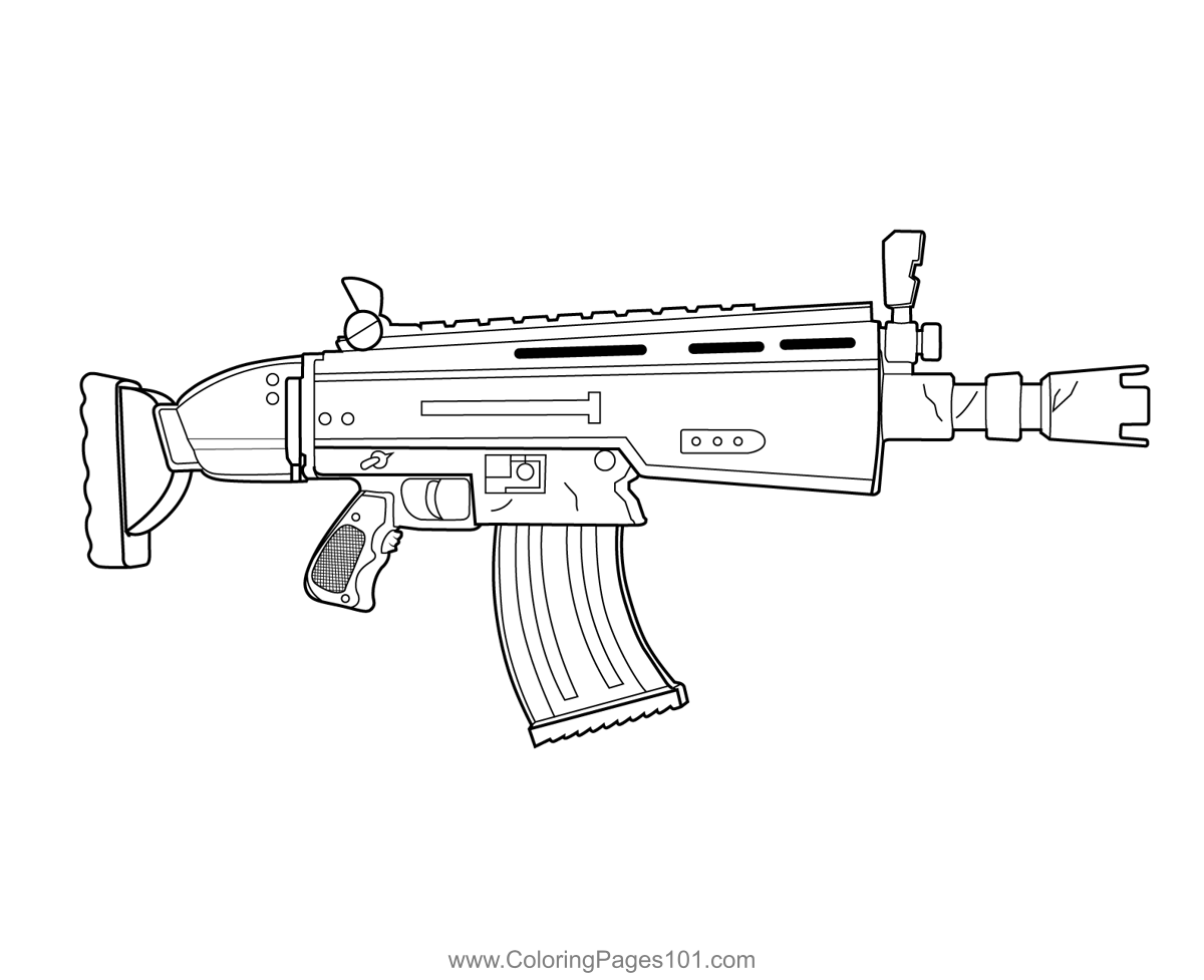 55+ Coloring Pages Nerf Gun Printables 64