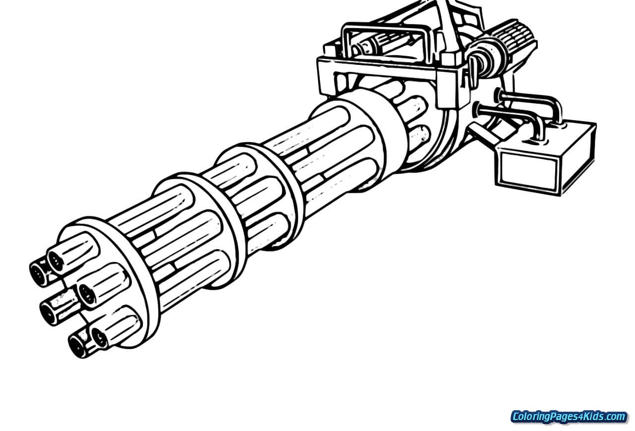 55+ Coloring Pages Nerf Gun Printables 77