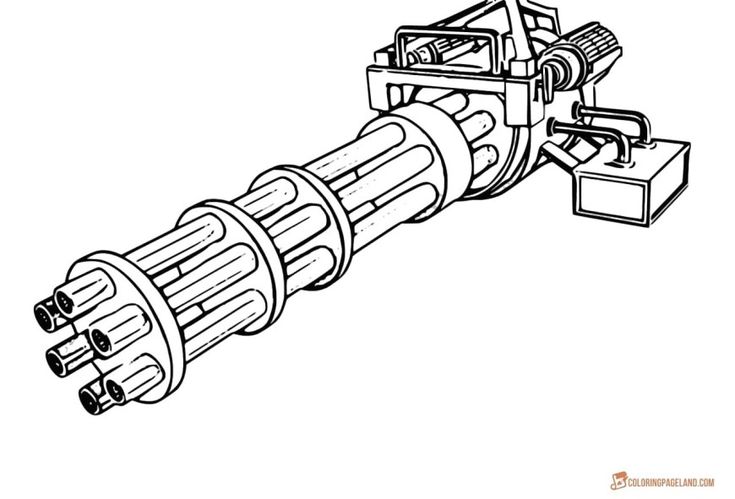 55+ Coloring Pages Nerf Gun Printables 79